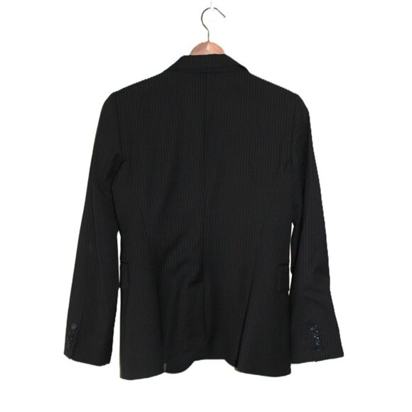 MASSIMO DUTTI 100% Fine Wool Tailored Pinestripe Blazer, Made in Portugal - Picture 2 of 9